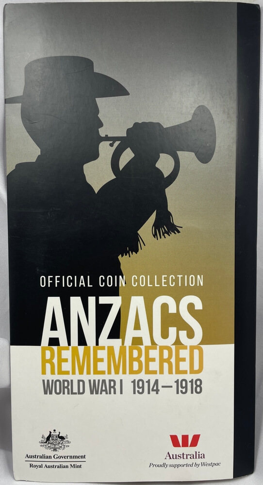 2015 14 Coin Set - Anzacs Remembered Complete in Folder product image