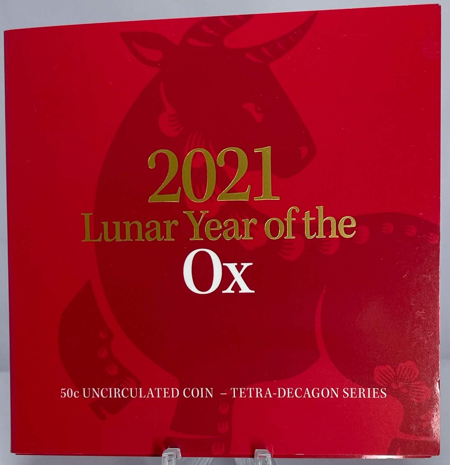 2021 Uncirculated Tetradecagon 50 Cent Coin Year of the Ox product image