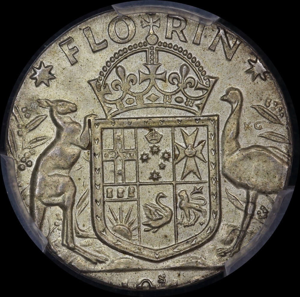 194x-S Florin San Francisco Off-Metal Strike on USA Nickel Planchet PCGS MS62 product image