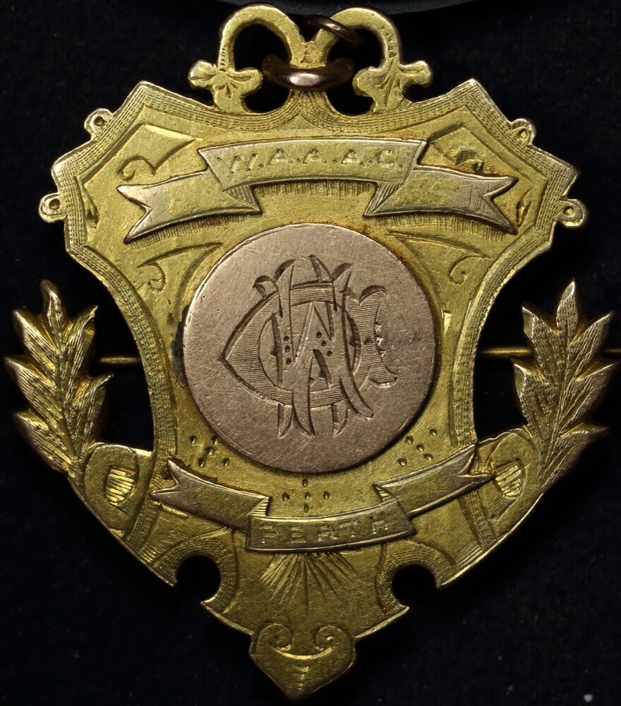 1902 Gold Fob Peter Daley - Lightweight Amateur Boxing Competition product image
