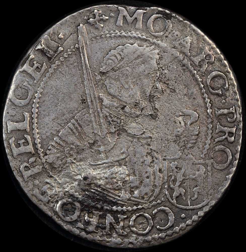 Netherlands (Gelderland) 1613 Silver Rijksdaalder ex Batavia shipwreck good Fine product image