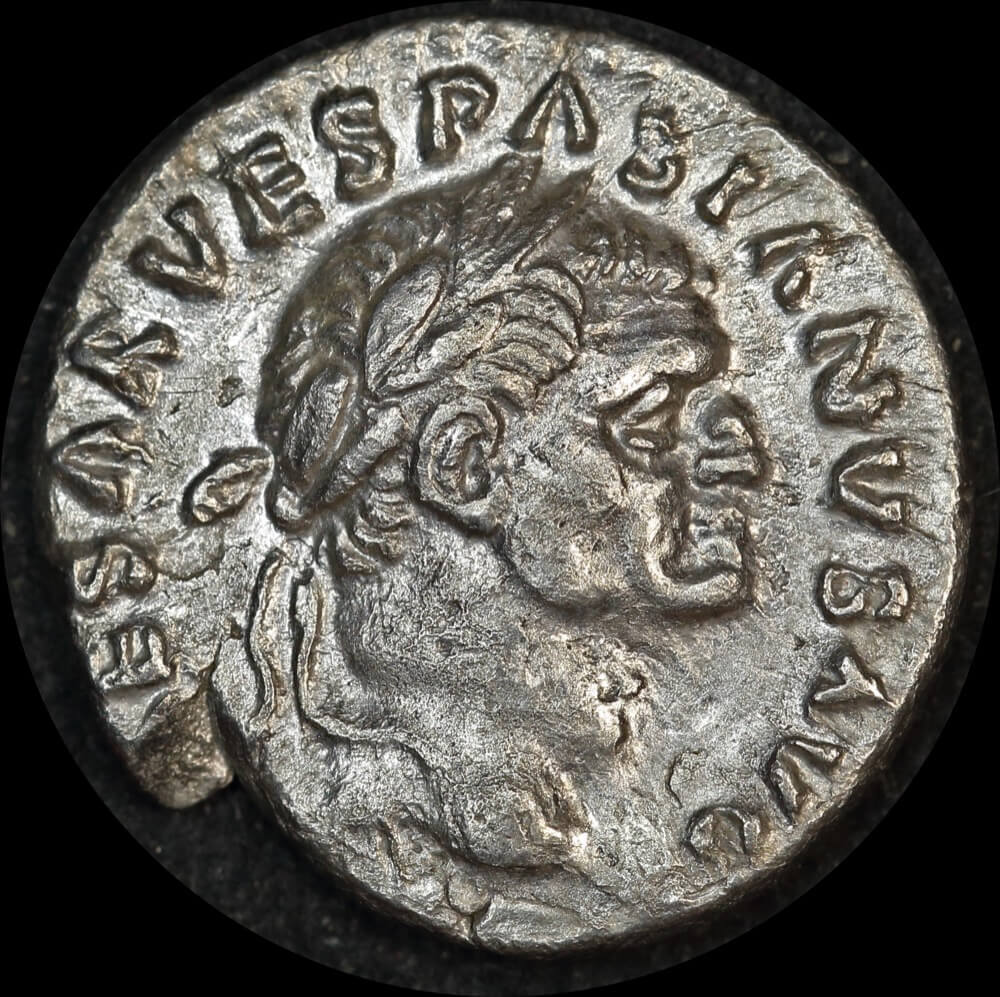 Ancient Rome (Imperial) 69 ~ 79AD Vespasian Silver Denarius Titus and Domitian RIC 2/16 Very Fine product image