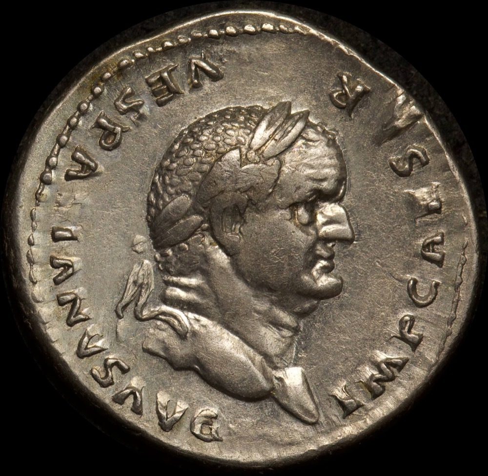 Ancient Rome (Imperial) 69 ~ 79AD Vespasian Silver Denarius Pax RIC 2/29 about EF product image