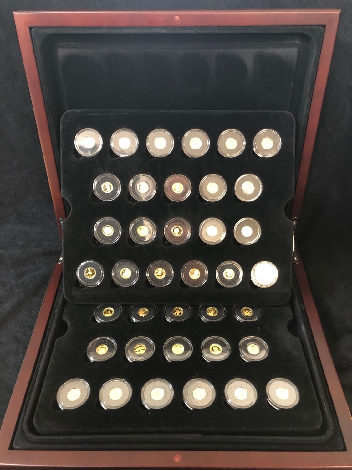 Set of 44 of the "Smallest Gold Coins in the World" Each 0.50g product image