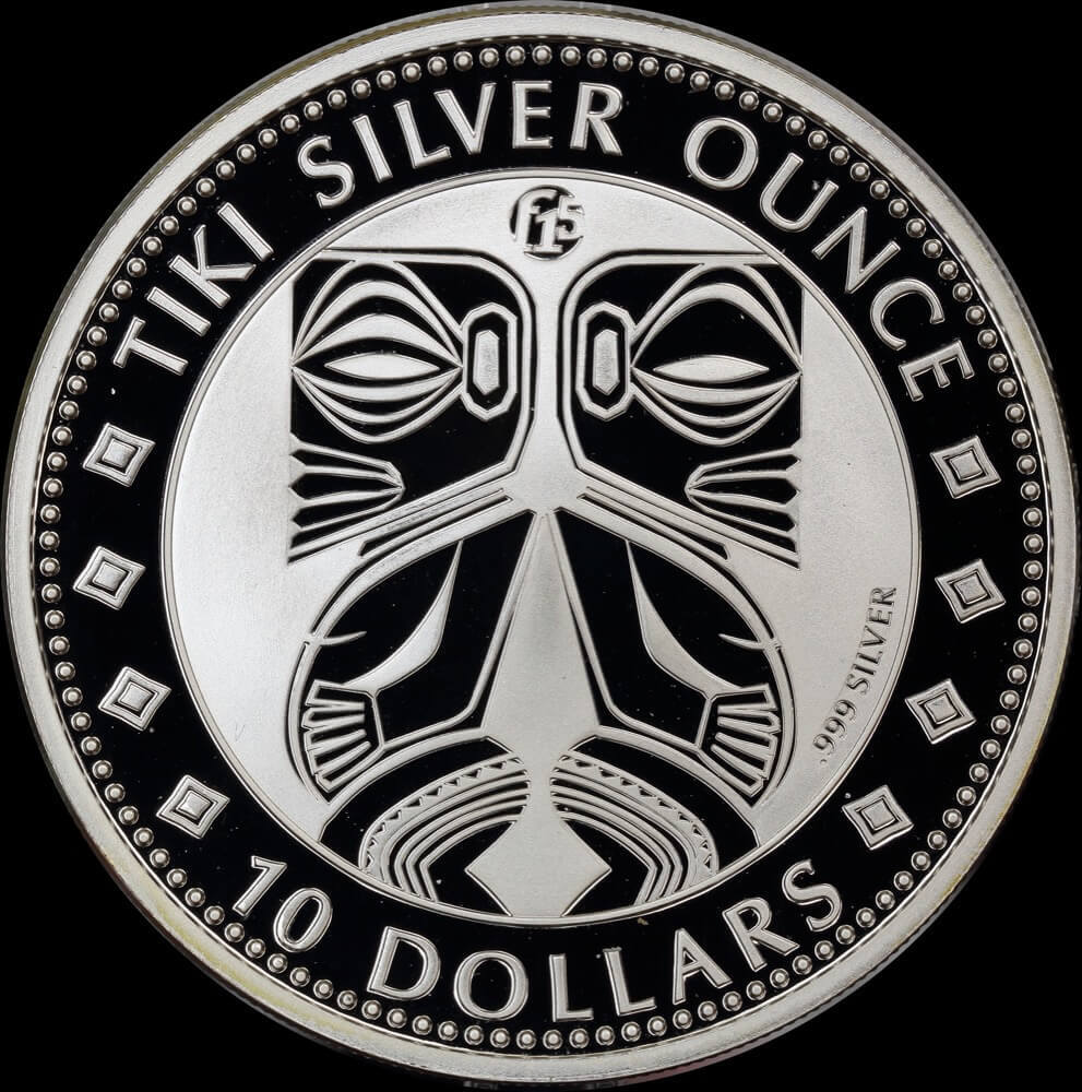 Cook Islands 2012 Silver 10 Dollars Tiki F15 Privy Uncirculated product image