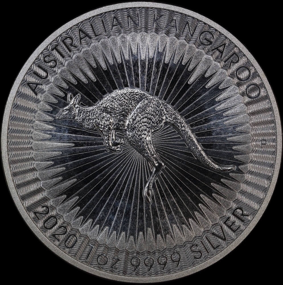 2020 Silver 1oz Unc Coin Red Kangaroo product image