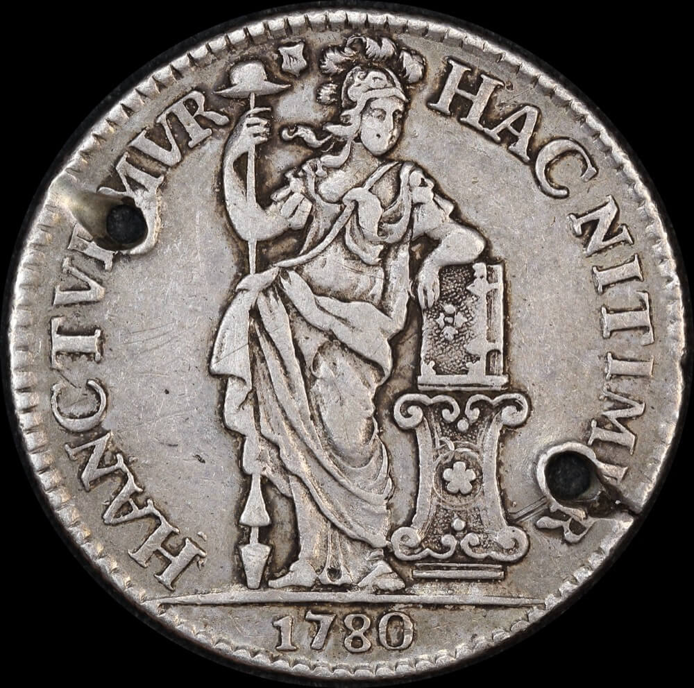 Netherlands (Utrecht) 1780 Silver Guilder 102.3 Holed Very Fine product image