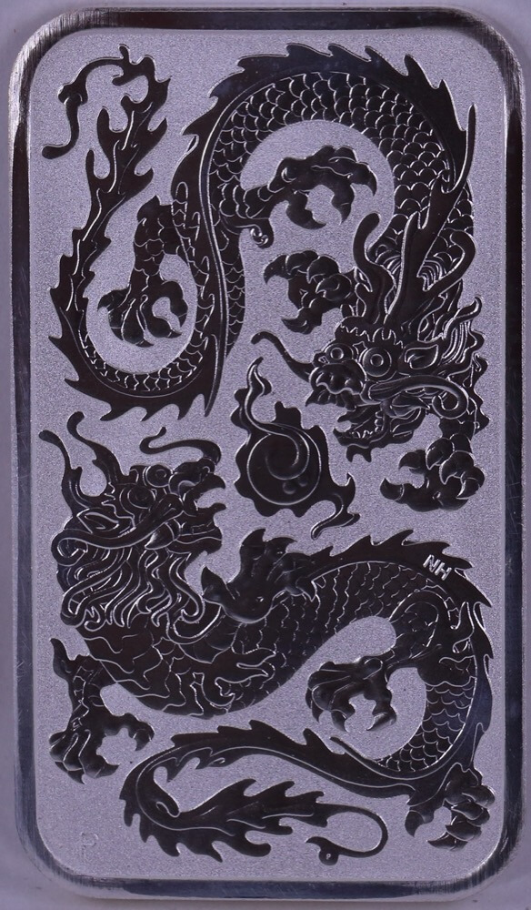 2020 Silver 1oz Rectangular Bullion Coin - Lunar Dragon  product image