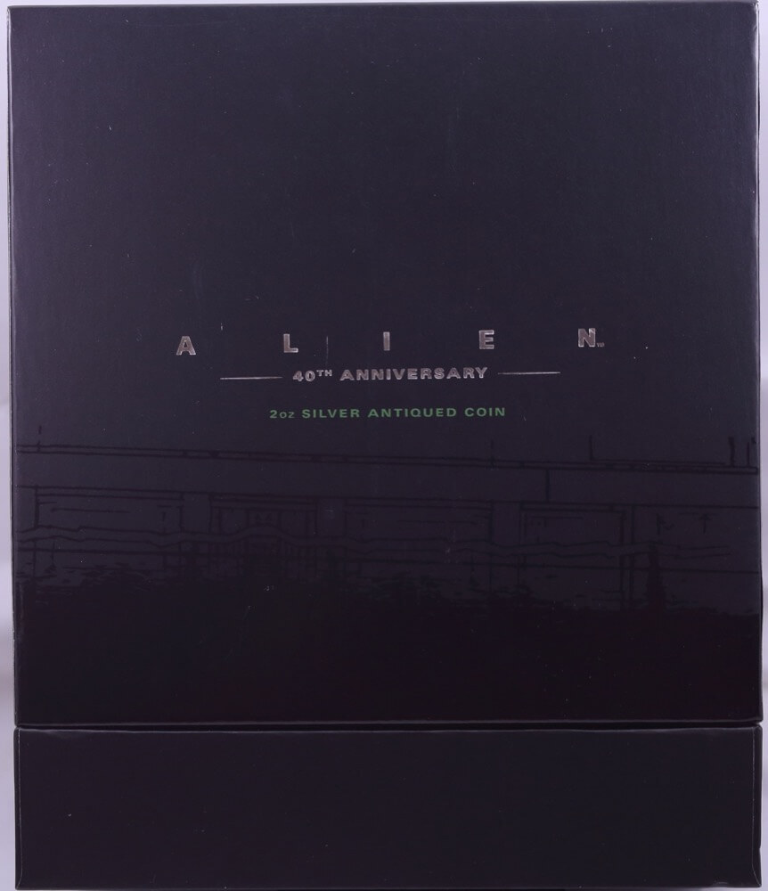 2019 Silver 2oz Antiqued Coin Coin Alien Movie 40th Anniversary product image