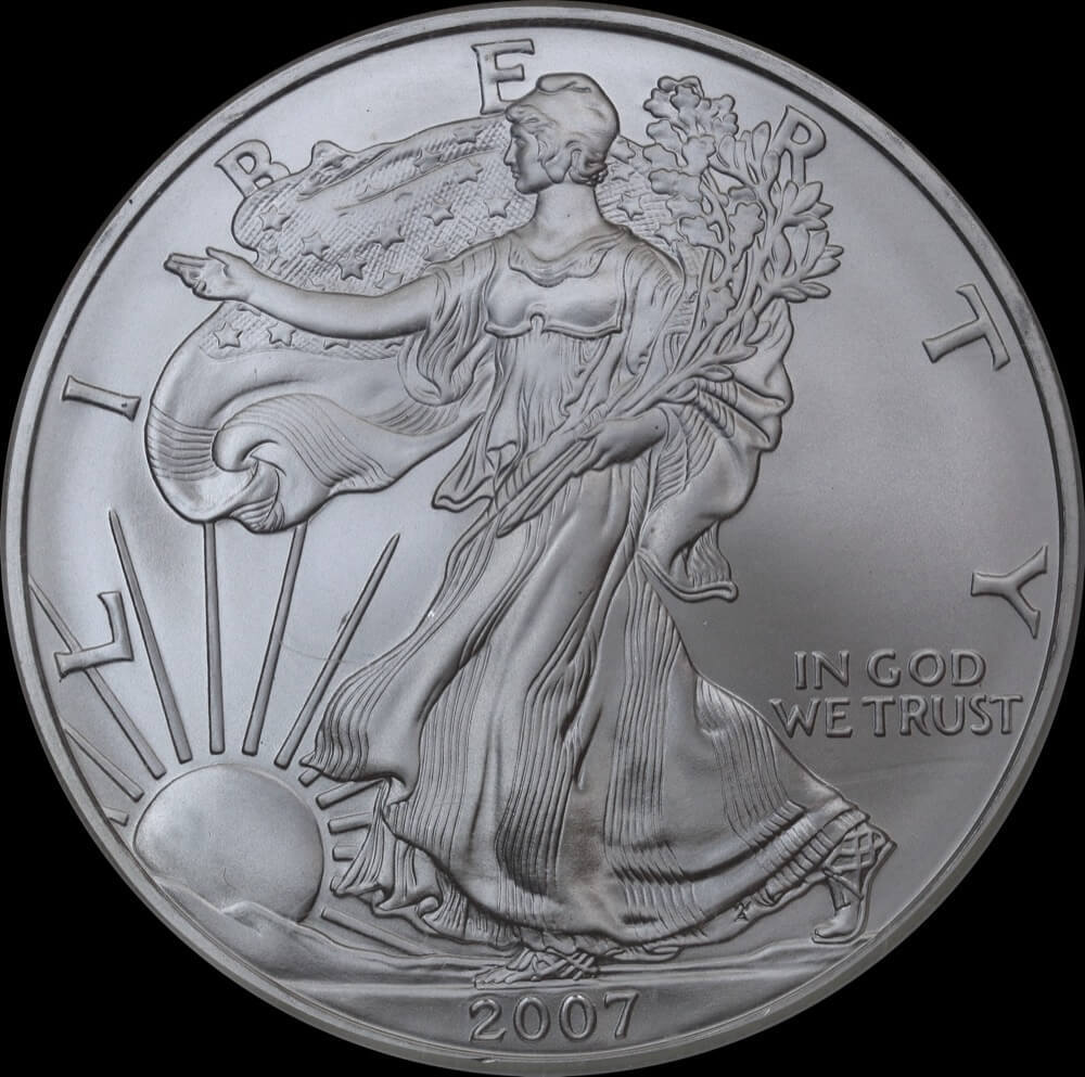 United States 2007 Silver 1oz Eagle NGC MS69 product image