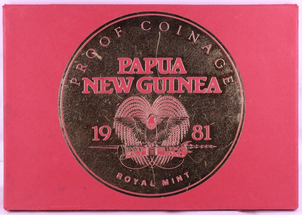 Papua New Guinea 1981 Proof Coin Set KM# PS7 product image