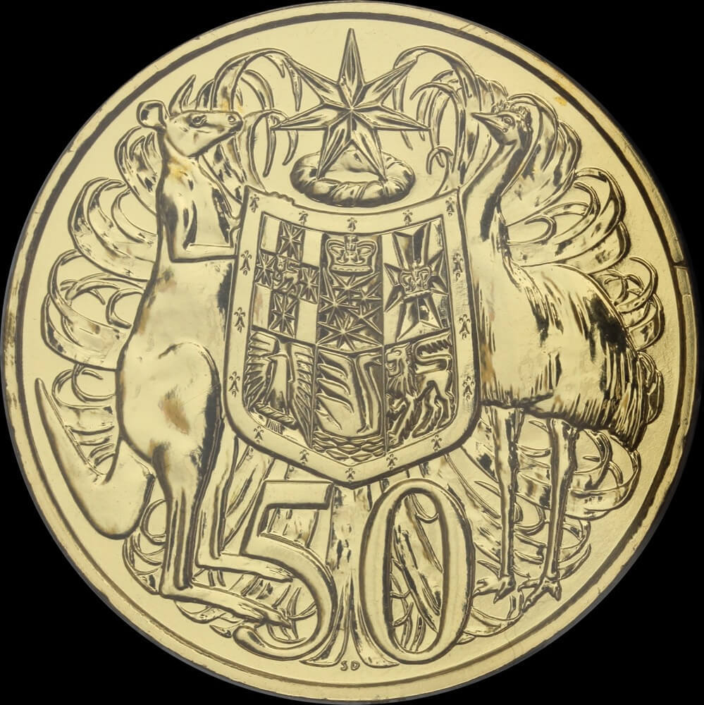 2016 Gold Plated Round 50 Cent First Strike PCGS MS69 product image