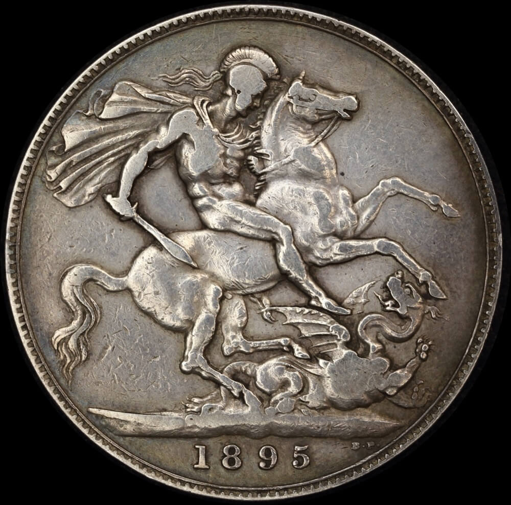 1895 LIX Silver Crown Victoria S#3937 about VF product image