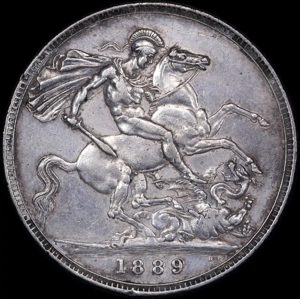 1889 Silver Crown Victoria S#3921 good VF product image