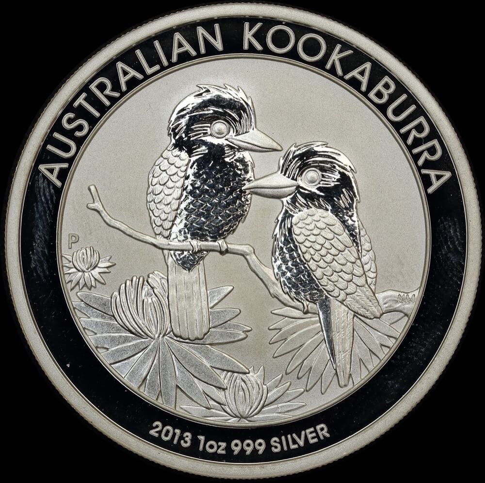 2013 Silver One Ounce Unc Coin Kookaburras on Branch product image
