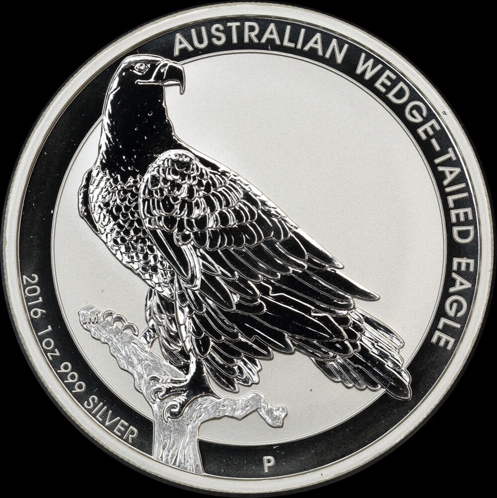 2016 Silver 1 oz Unc Coin Wedge Tailed Eagle product image