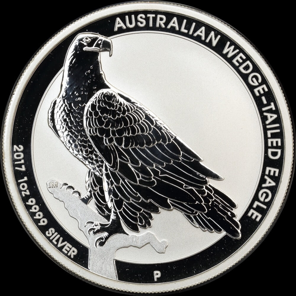 2017 Silver 1 oz Unc Coin Wedge Tailed Eagle product image