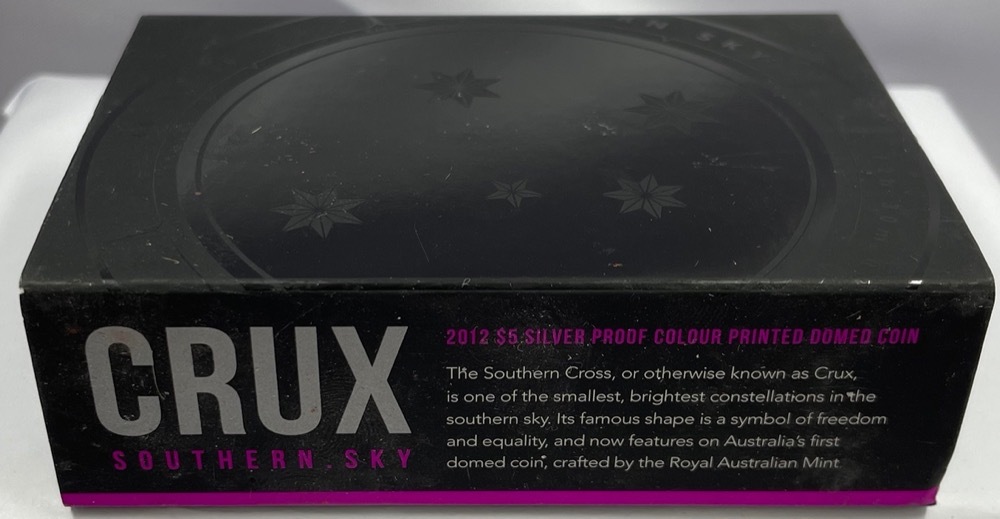 2012 Silver Five Dollar Colour Domed Proof Coin Southern Sky - Crux product image