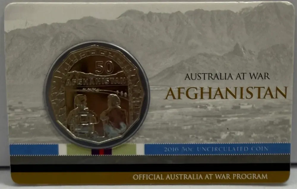 2016 50 Cent Uncirculated Coin Australia at War Afghanistan product image