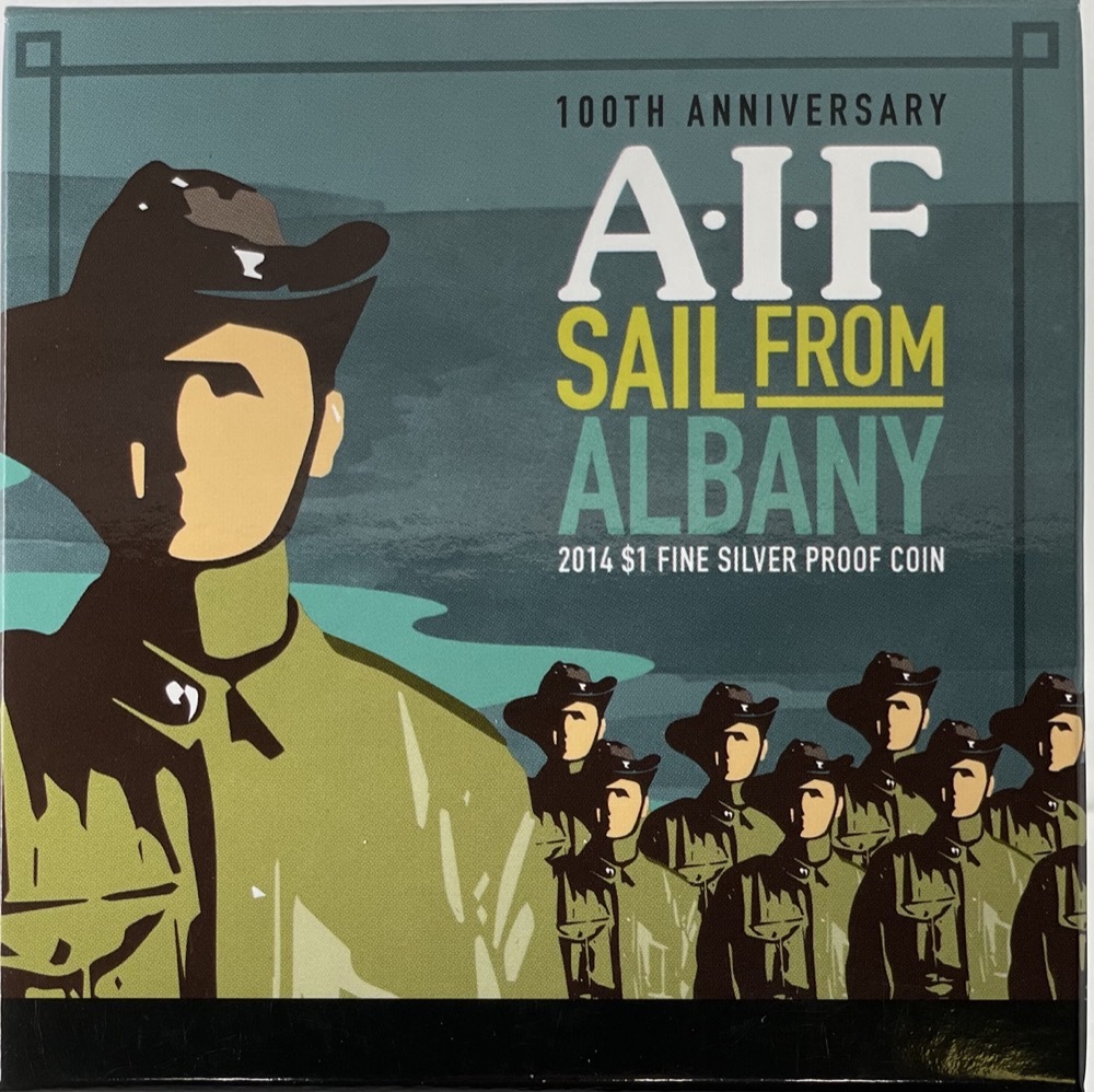 2014 Silver $1 Proof Coin AIF Sail From Albany product image