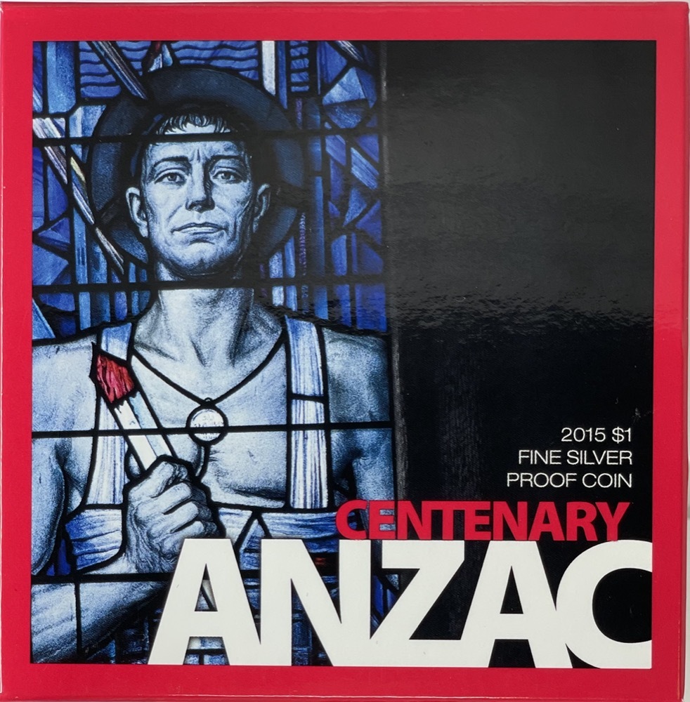 2015 Silver 1 Dollar Proof Coin Anzac Centenary product image