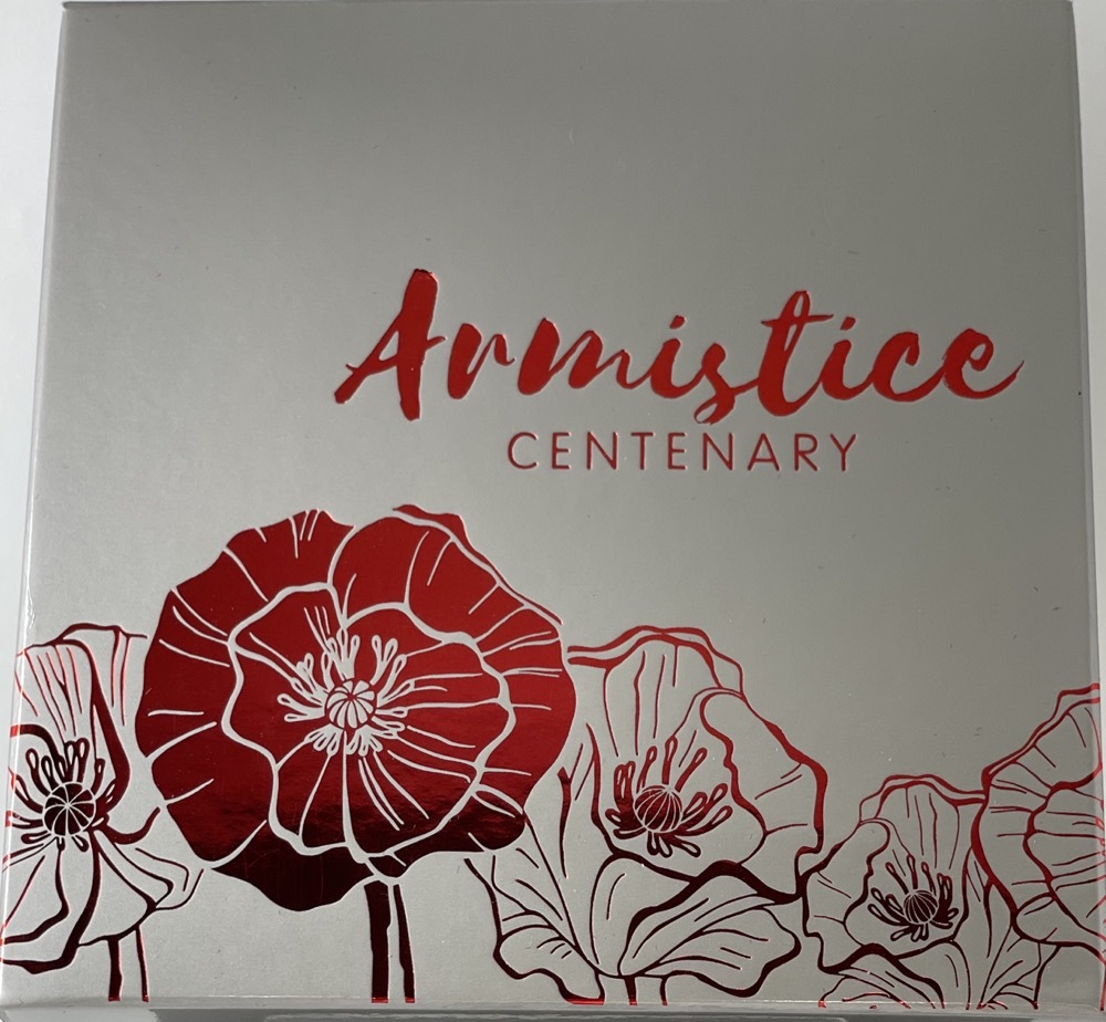 2018 Silver 1 Dollar Proof Coin Armistice Centenary product image