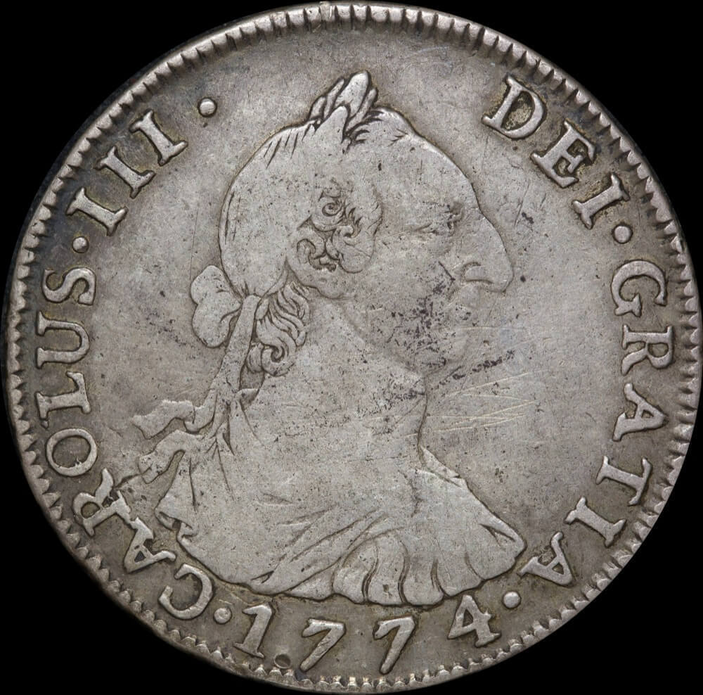 Bolivia 1774 Silver 4 Reales KM# 54 Fine product image