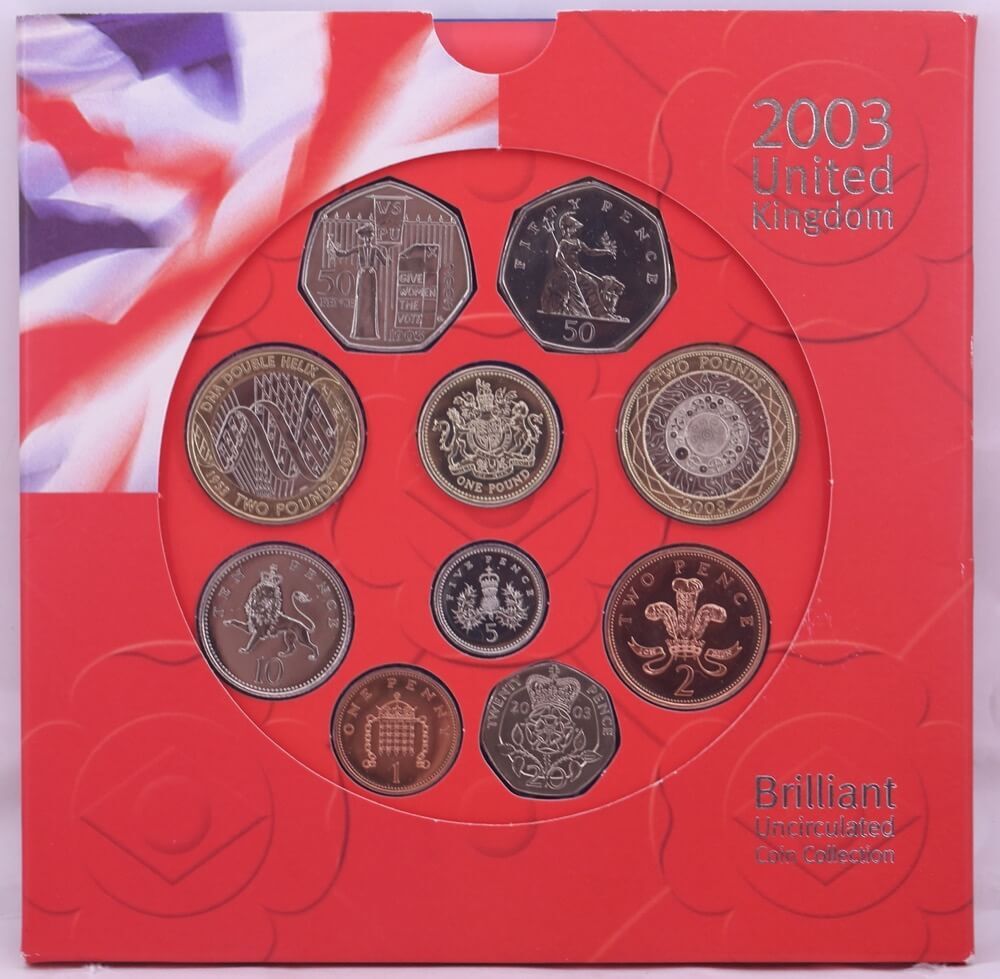 United Kingdom 2003 Uncirculated Mint Coin Set Suffragette & DNA product image