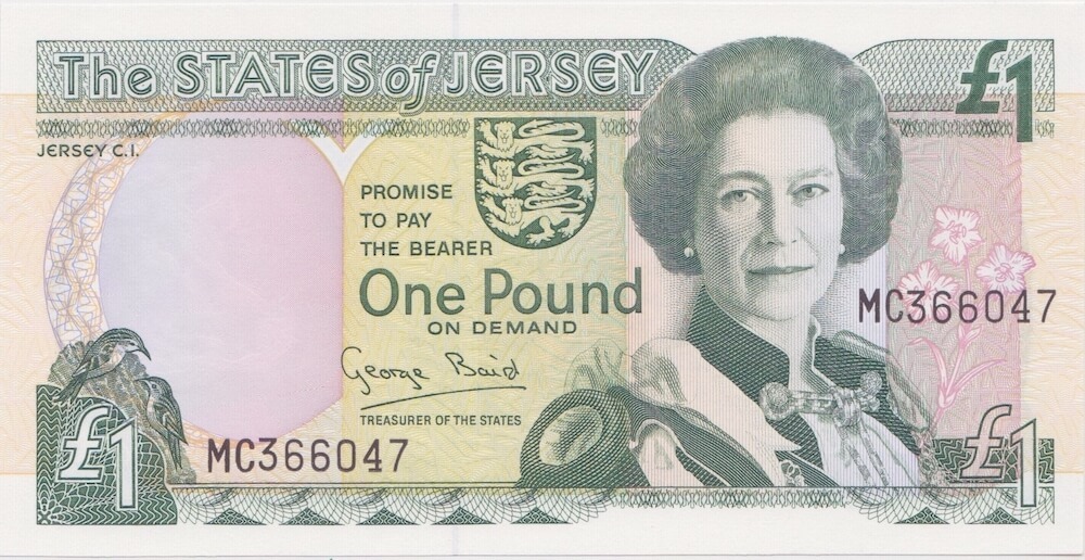 Jersey 1993 1 Pound P# 20a Uncirculated product image