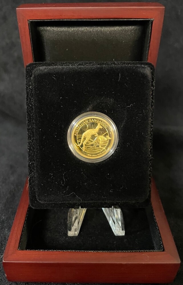 2018 Proof Gold 1/4 ozt Kangaroo Nugget Coin Missing coloured outer sleeve product image
