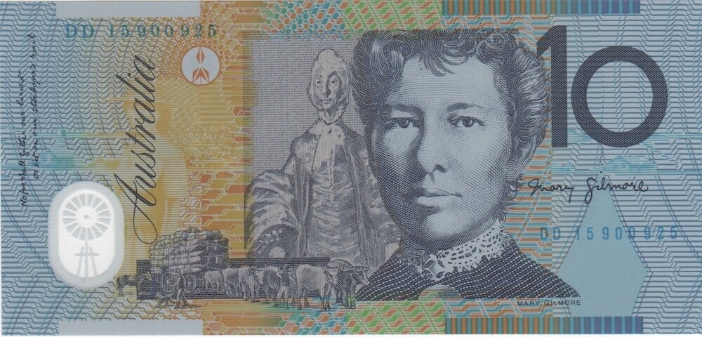 2015 $10 Note Stevens/Fraser Standard Prefix R323 Uncirculated product image