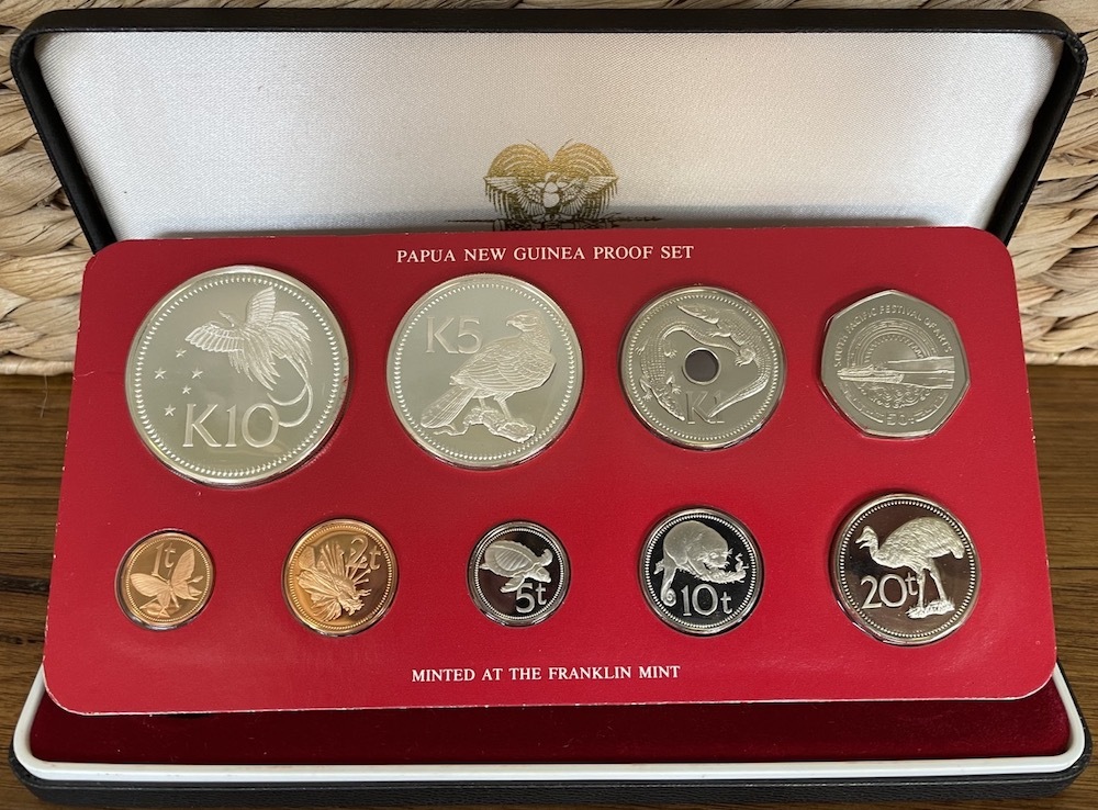 Papua New Guinea 1980 Proof Coin Set product image