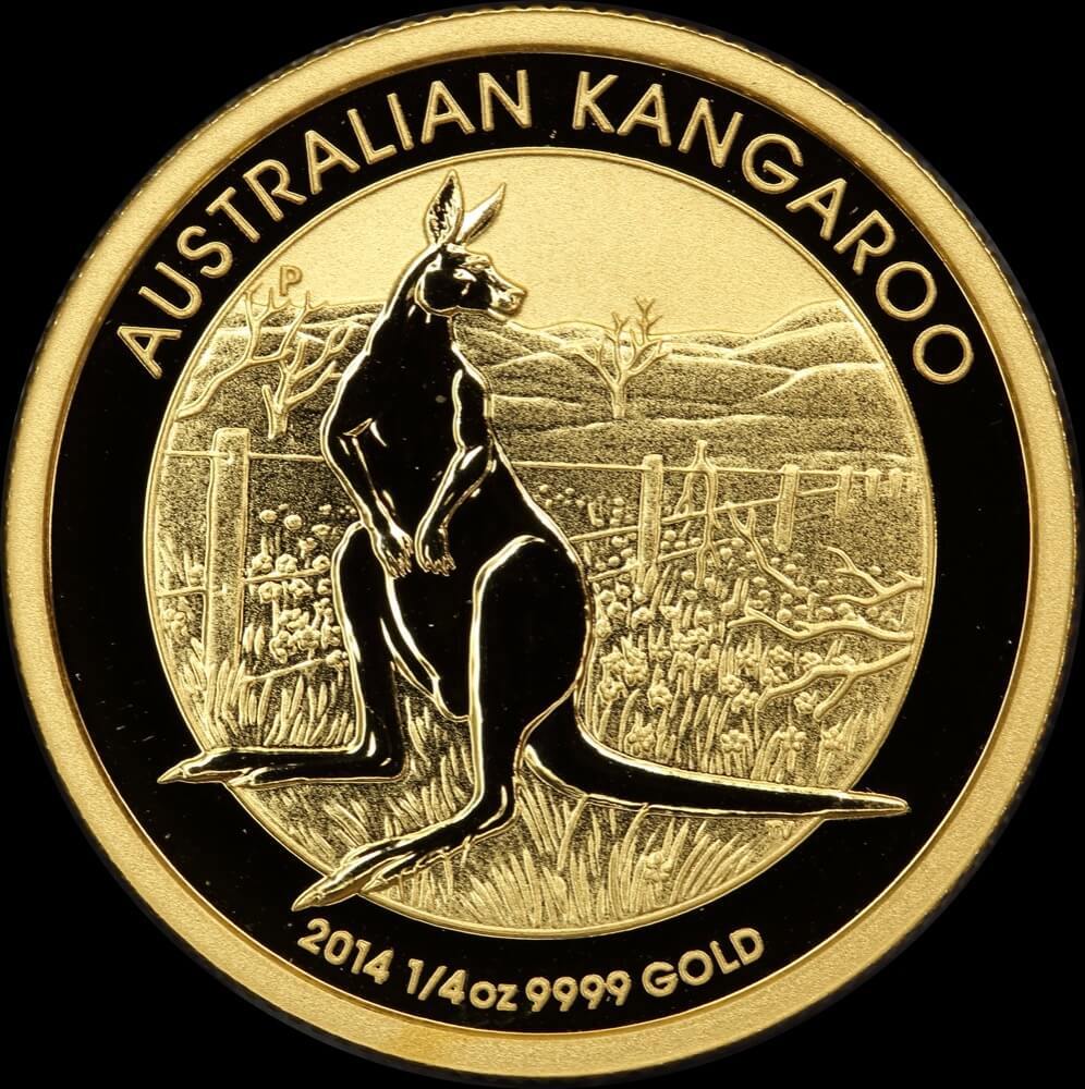 Australian 2014 Gold 1/4oz Specimen Coin Kangaroo product image