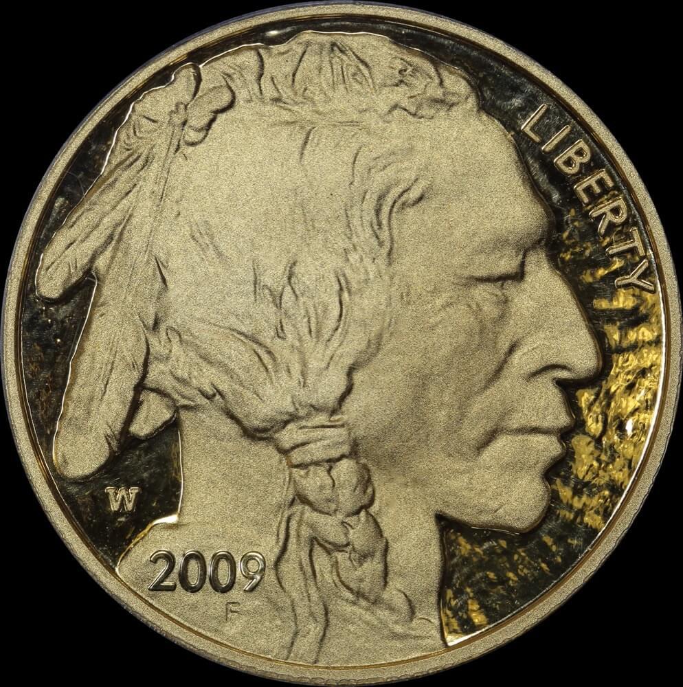USA 2009 Gold 50 Dollar Proof Buffalo PCGS PR70DCAM First Strike product image