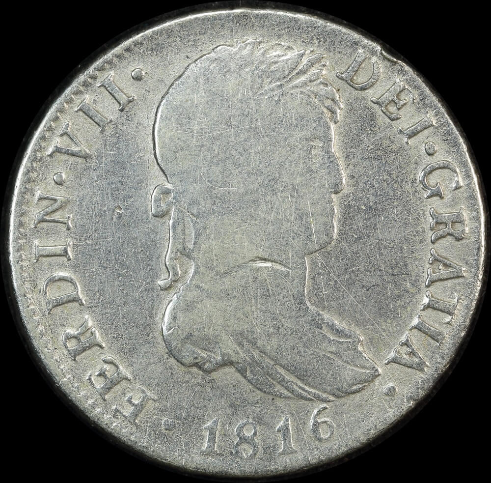 Spain 1816 Silver Four Reales KM# 476.2 Fine product image