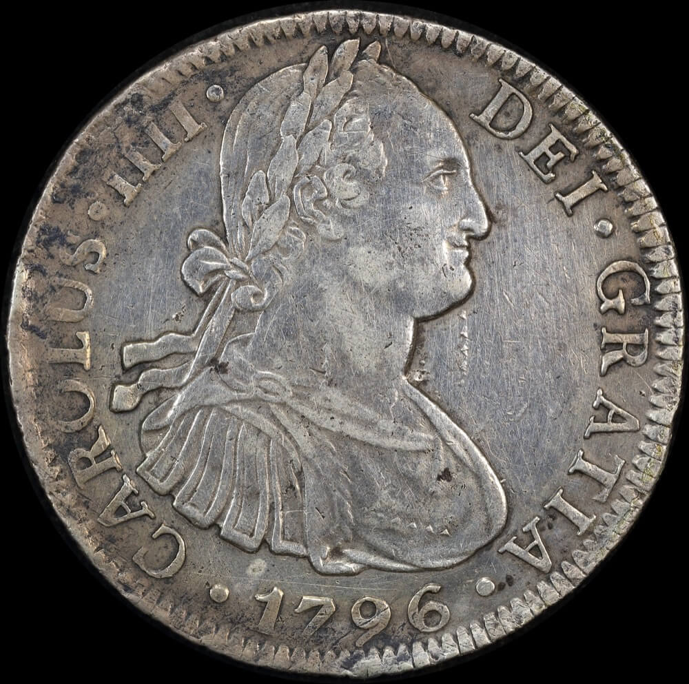 Mexico 1796 Silver 8 Reales KM# 109 Very Fine product image