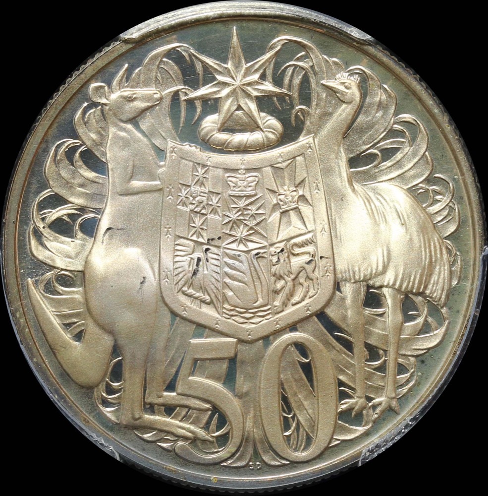 Australia 1966 Proof 50 Cent PCGS PR 67DCAM product image