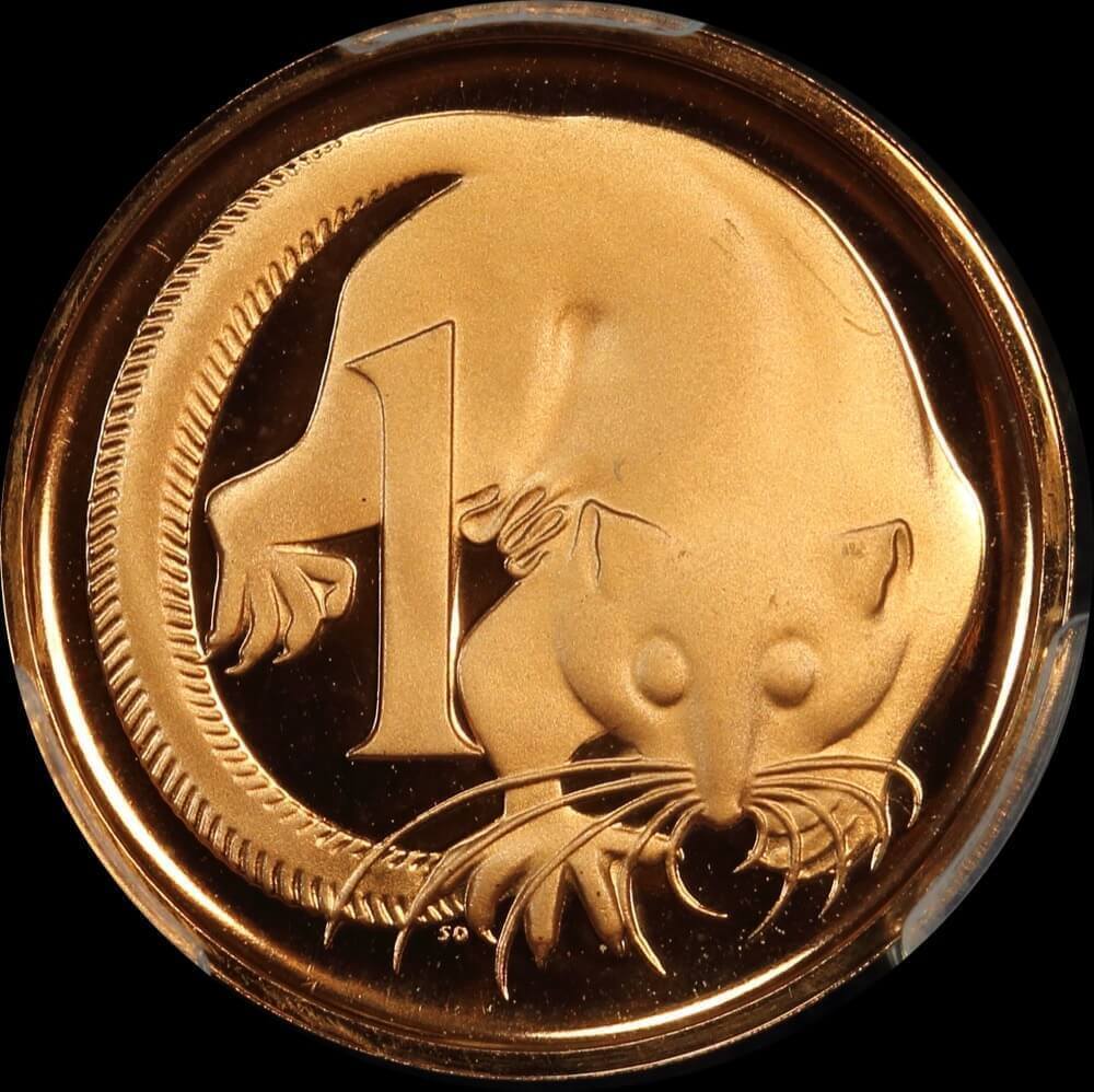 Australia 1966 Proof 1 Cent PCGS PR 69DCAM product image