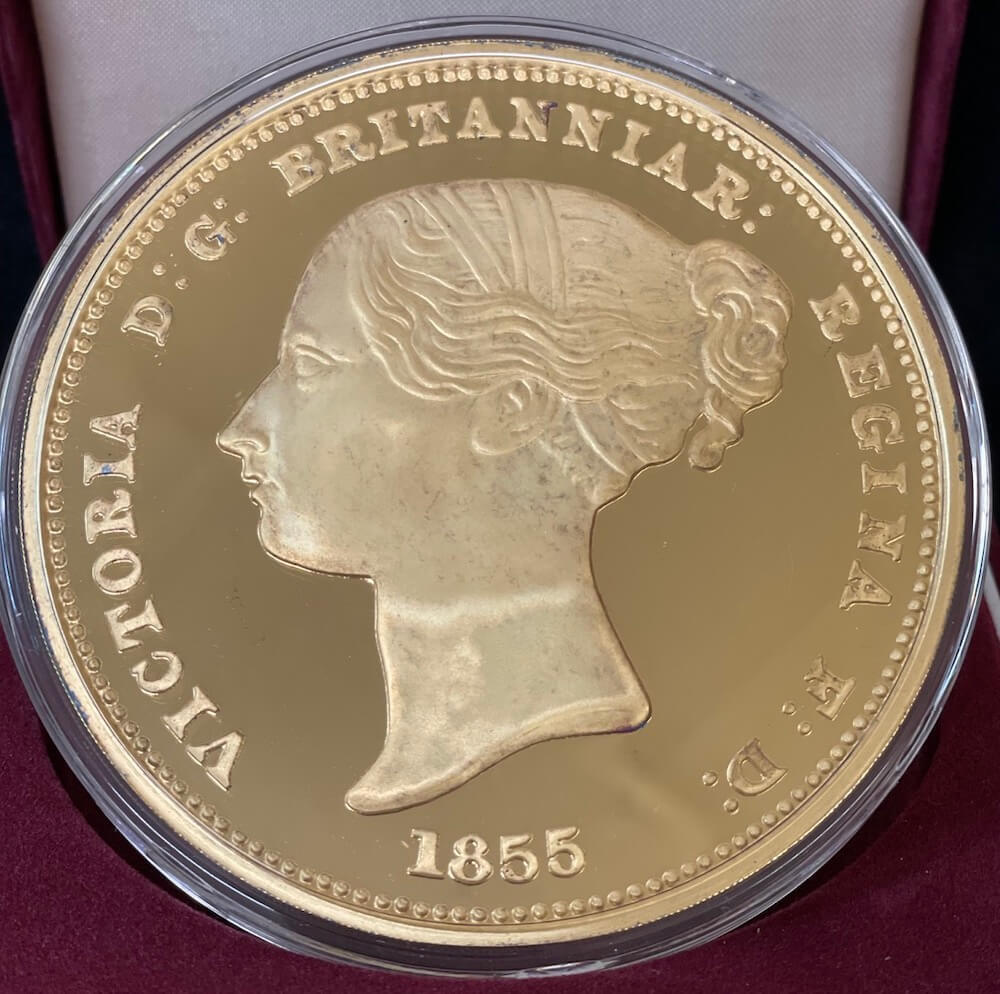 Australia Proof Medallion Replica 1855 Silver Type I Sovereign In Presentation Case product image