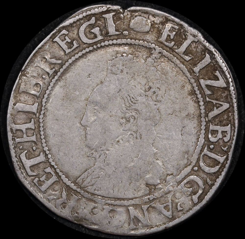 1592 ~ 1595 Silver Shilling Elizabeth I S#2577 good Fine product image