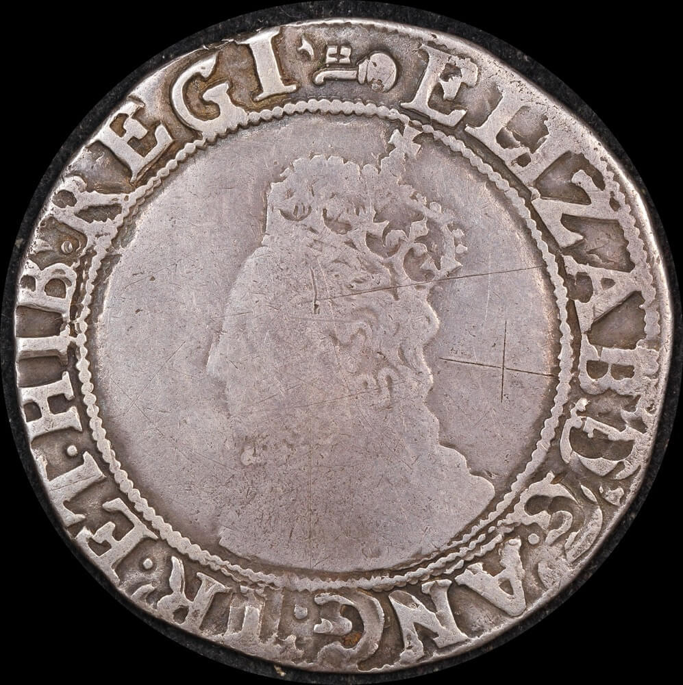 1595 ~ 1598 Silver Shilling Elizabeth I S#2577 Fine product image