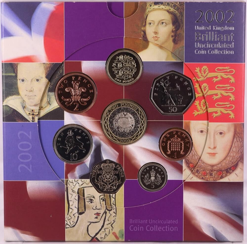 United Kingdom 2002 Uncirculated Mint Coin Set product image