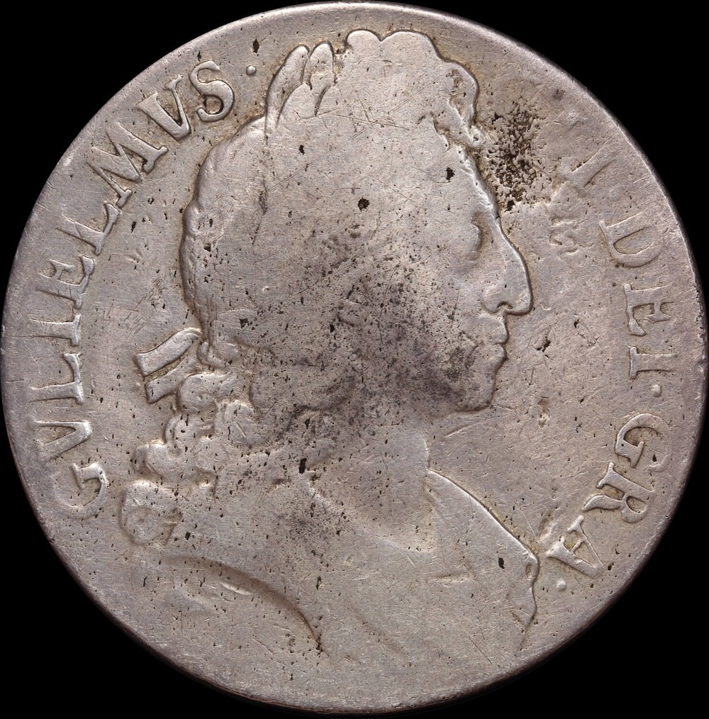 1696 Silver Crown William III S#3358 Good product image