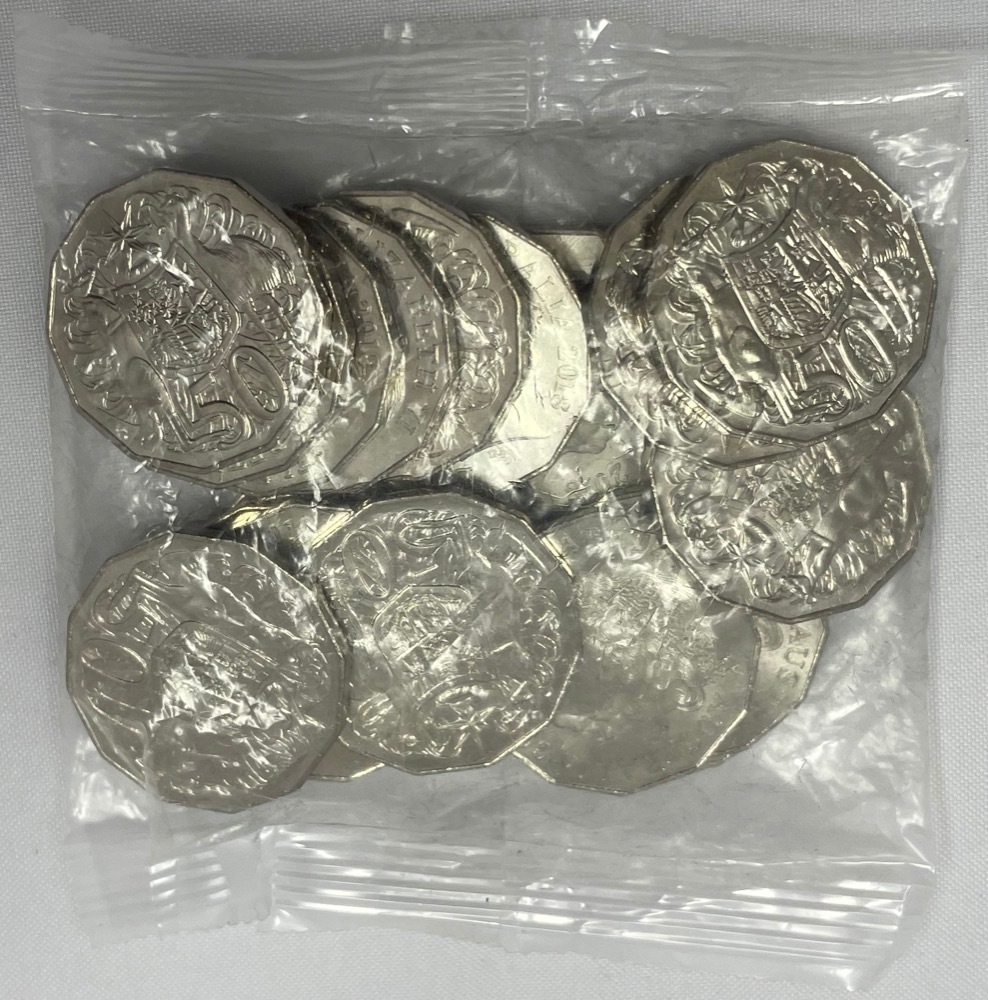 2018 Security Bag of 20 Uncirculated 50 Cent Coins  product image