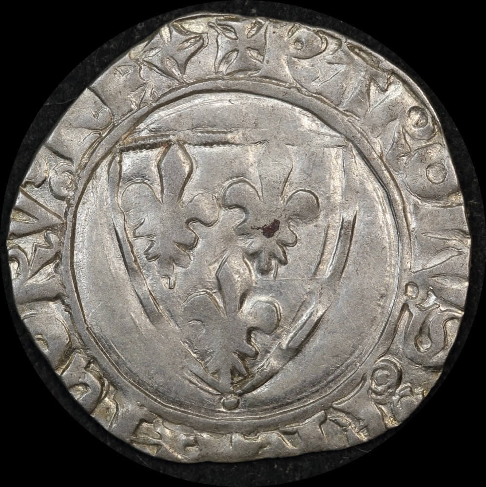 France 1380 ~ 1422 Silver Blanc Guenar Ê about VF product image
