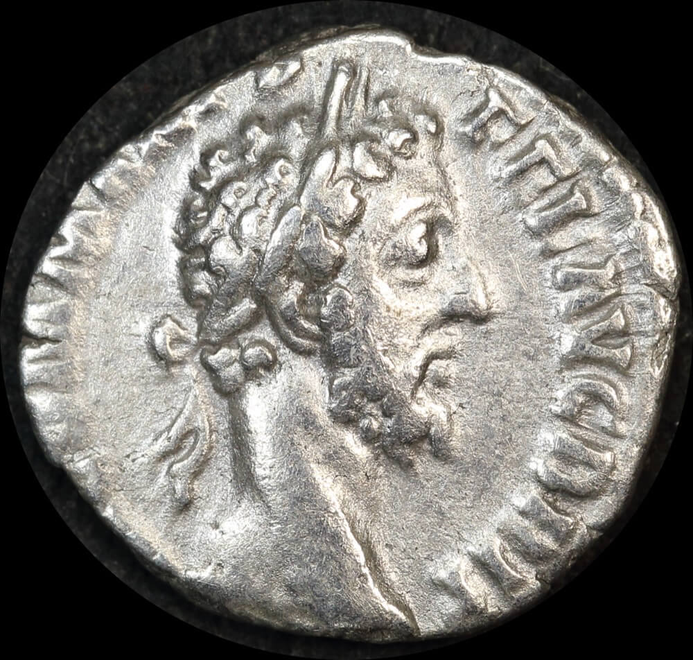 Ancient Rome (Imperial) 185 ~ 186 AD Commodus Silver Denarius Aequitas RIC 120 Fine product image