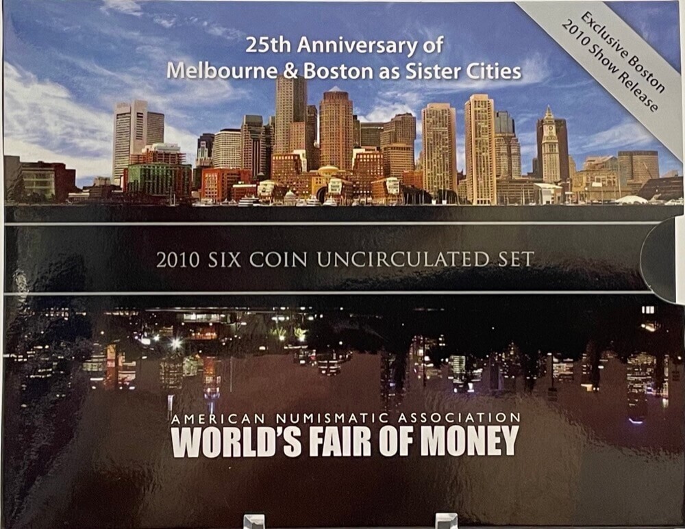 Australia 2010 Uncirculated Mint Coin Set - Exclusive Boston Show product image