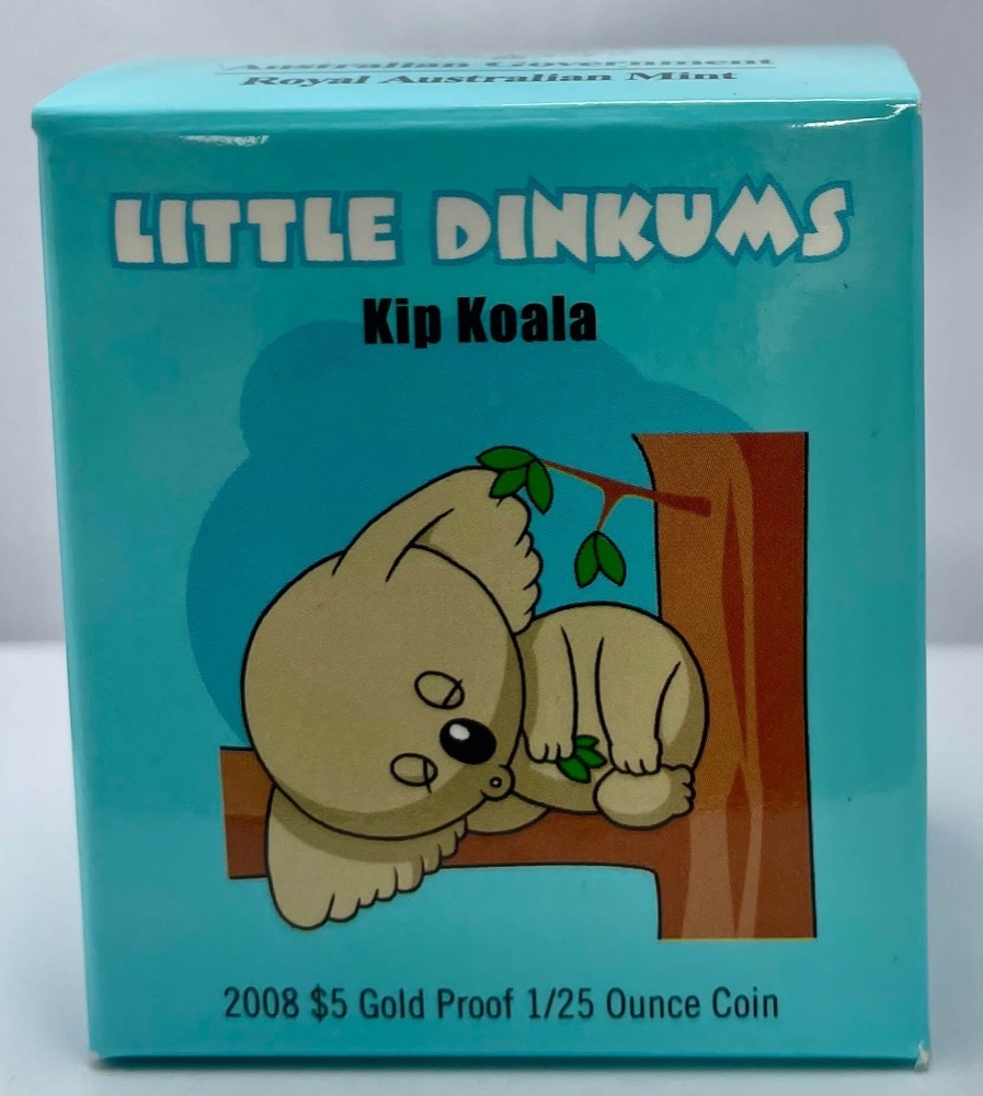 2008 Gold $5 Proof Little Dinkums - Kip Koala product image