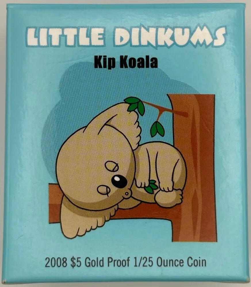 2008 Gold $5 Proof Little Dinkums - Kip Koala product image