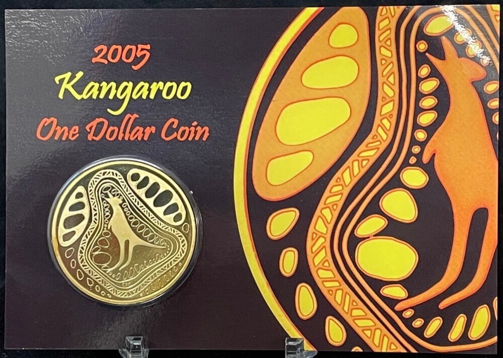 2005 One Dollar Kangaroo Unc Coin Indigenous product image